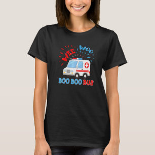 T-shirt Wee Woo Boo Boo Bus Ambulance Ems Emt Paramedic