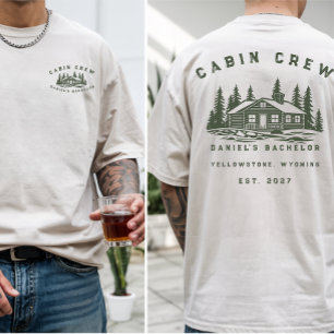 T-shirt Week-end de camping personnalisé pour l'enterremen