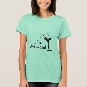 T-shirt Week-end de filles (Martini 1)