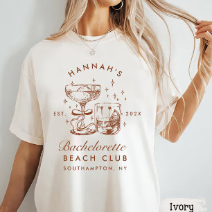 T-shirt Week-end d'enterrement de vie de jeune fille bleu
