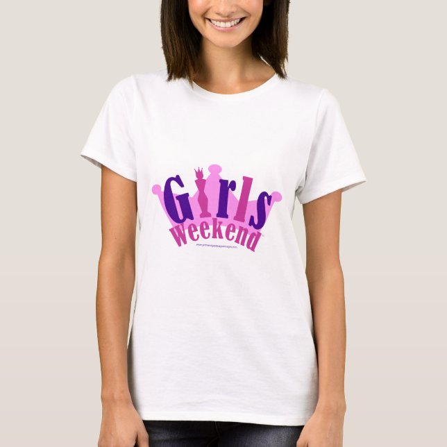 T-shirt Week-end féminin (Devant)
