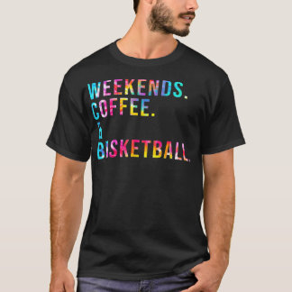 T-shirt Week-ends Café & Basketball Café Lover Basketba