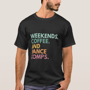 T-shirt Week-ends Café Et Danses