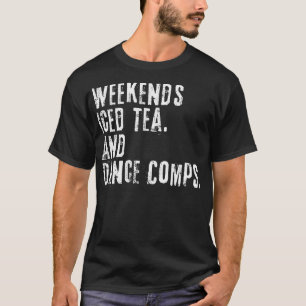 T-shirt Week-ends vintages Thé Glacé Et Comps De Danse Drô