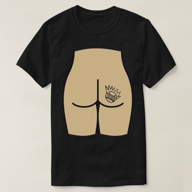 T-shirt WEEN Tatouage de bouton Boognish (Design devant)
