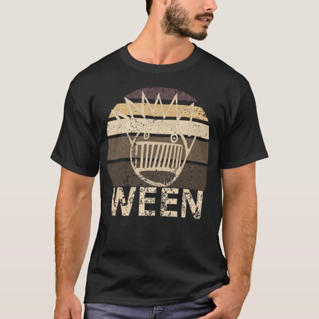 T-shirt Ween Vintage Retro Boognish (Devant)