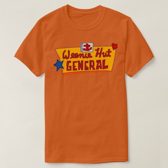 T-shirt Weenie Hut General (Design devant)
