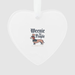 T-Shirt Weenie le Peuple Dachshund Patriotique_1