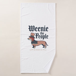 T-Shirt Weenie le Peuple Dachshund Patriotique_1