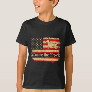 T-shirt Weenie The People 4 Juillet Drapeau Américain Usa