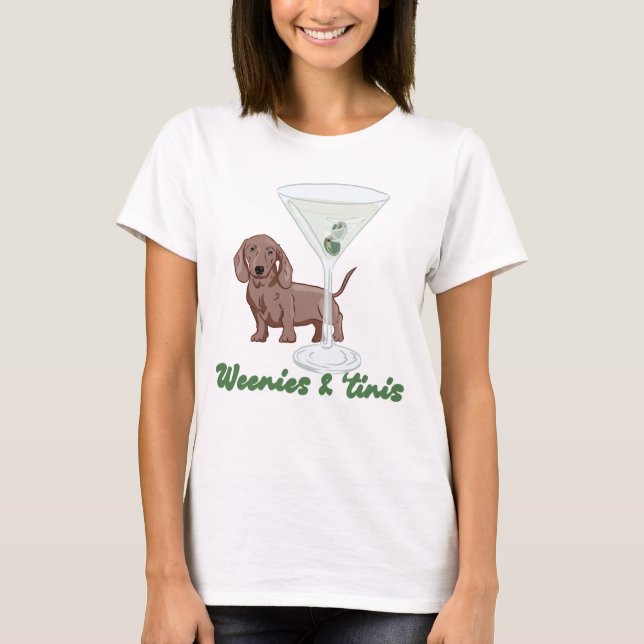 T-shirt Weenies & Martinis (Devant)