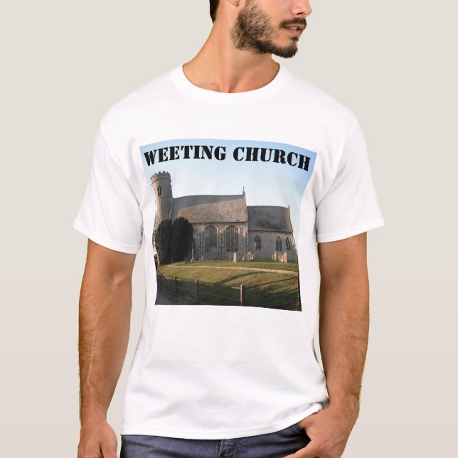 T-shirt Weeting Church Weeting Norfolk Angleterre (Devant)