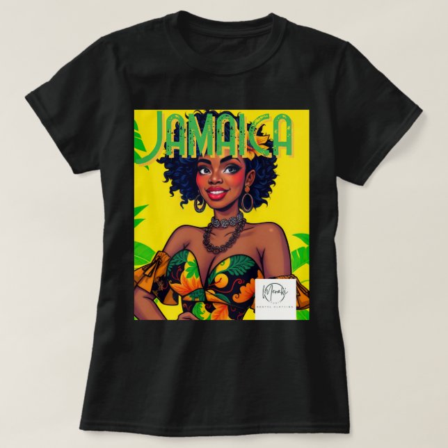T-shirt Weh yuh ah seh - T - shirt (Design devant)