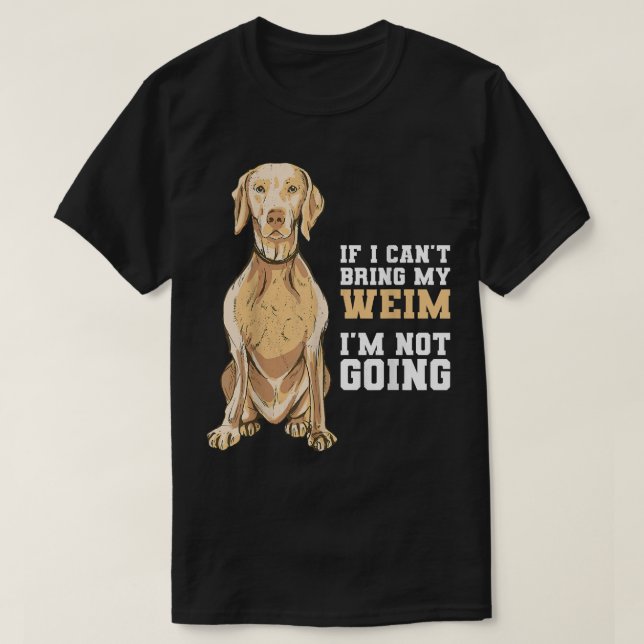 T-shirt Weimaraner  (Design devant)