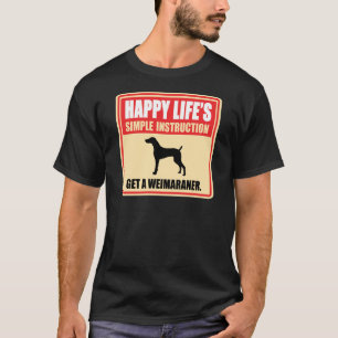 T-shirt Weimaraner