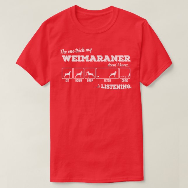 T-shirt Weimaraner 3 (Design devant)