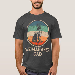 T-shirt Weimaraner Chien Vintage Weimaraner Papa