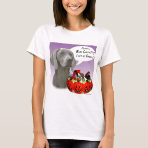 T-shirt Weimaraner Halloween Candy