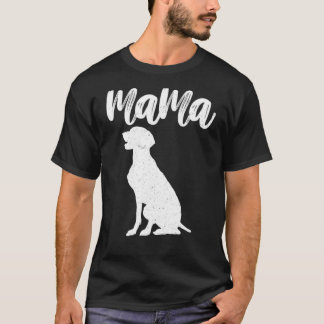 T-shirt Weimeraner Labrador Mama