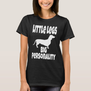 T-shirt Weiner Chien Petits Jambes Grand Humour de personn
