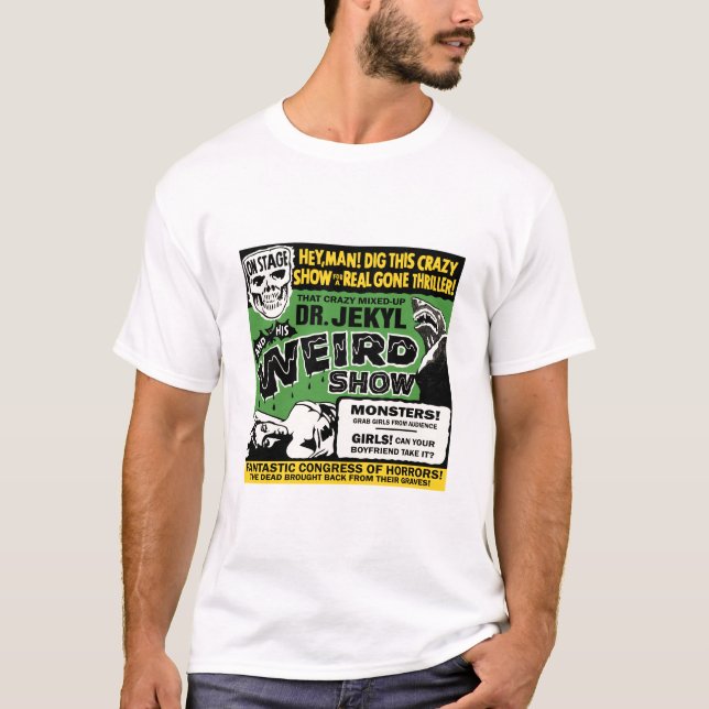 T-shirt Weird Show de Dr. Jekyl's (Devant)