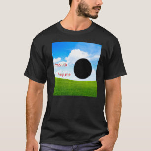 T-shirt Weirdcore esthétique Dreamcore Oddcore trou noir S