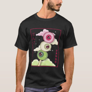T-shirt Weirdcore esthétique Kawaii Japonais Dango Mochi E