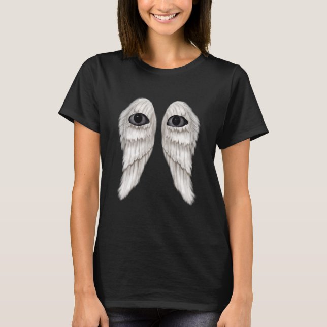 T-shirt Weirdcore esthétique yeux Flay optique oddcore Str (Devant)