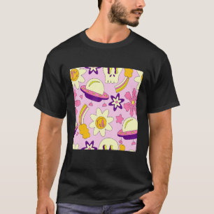 T-shirt Weirdcore Kidcore Trippy esthétique Sourire heureu