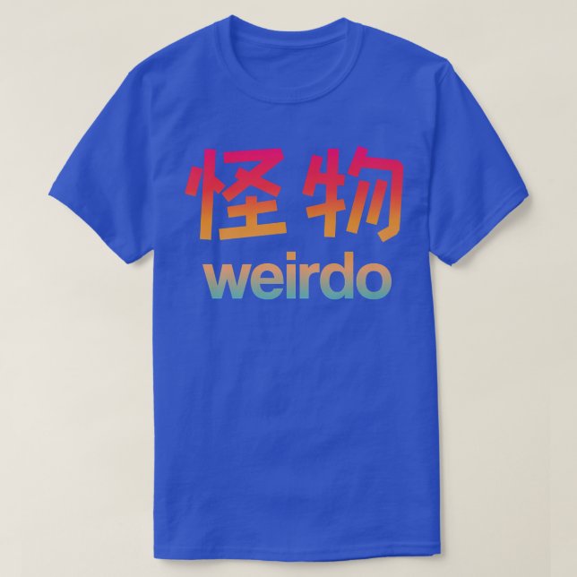 T-shirt Weirdo au Kanji  (Design devant)