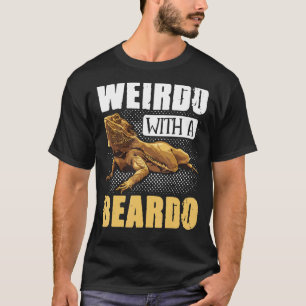T-shirt Weirdo Dragon Porté Avec Un Beardo Reptiles