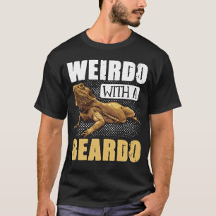 T-shirt Weirdo Dragon Porté Avec Un Beardo Reptiles