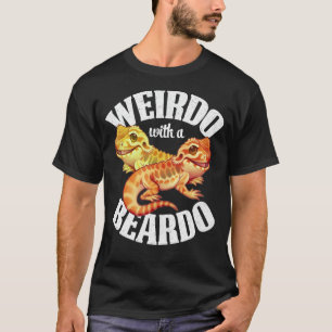 T-shirt Weirdo Et Beardo Leardo Dragon Lover Vêtement Gif
