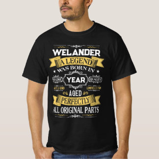T-shirt WELANDER Une légende est née en année