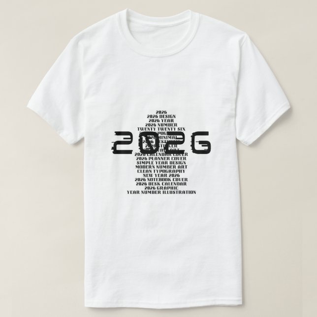 T-shirt Welcome 2026 - Fresh Start New Year Celebration  (Design devant)