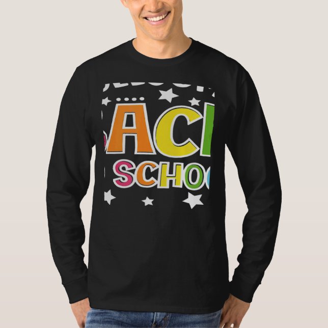 T-shirt Welcome Back To School Christmas 2023 Outfit Half  (Devant)