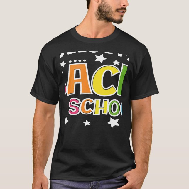 T-shirt Welcome Back To School Christmas 2023 Outfit Half  (Devant)