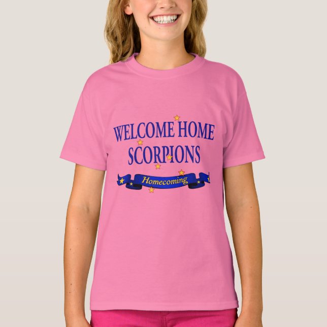 T-shirt Welcome Home Scorpions (Devant)