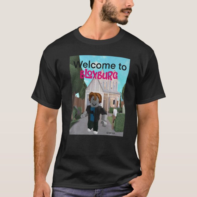 T-shirt Welcome to bloxburg Premium (Devant)