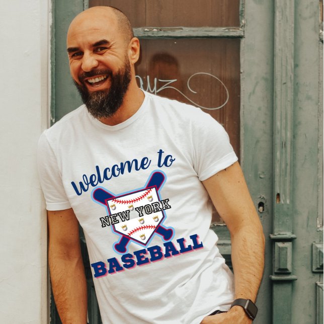 T-shirt "Welcome to New York Baseball" City Pride Sports  (Créateur téléchargé)