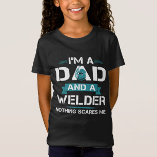 T-Shirt Welder American Flag - USA Patriotique Welder Papa