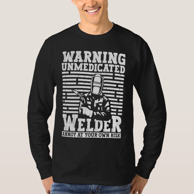 T-shirt Welder Apparel Welding Blacksmith Metal Worker for (Devant)