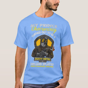 T-shirt Welder Femme Maman Girlfriend Mignonne Drôle Souda