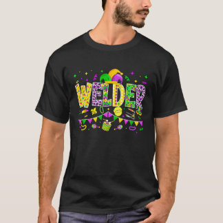 T-shirt Welder Mardi Gras Fête du Carnaval Femmes Hommes