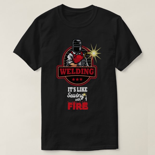 T-shirt Welder Profession Welder Cadeau (Design devant)