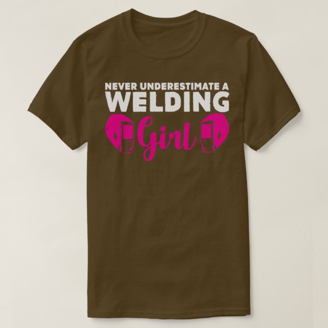 T-shirt Welding Girl Joke Welder Engineer (Design devant)