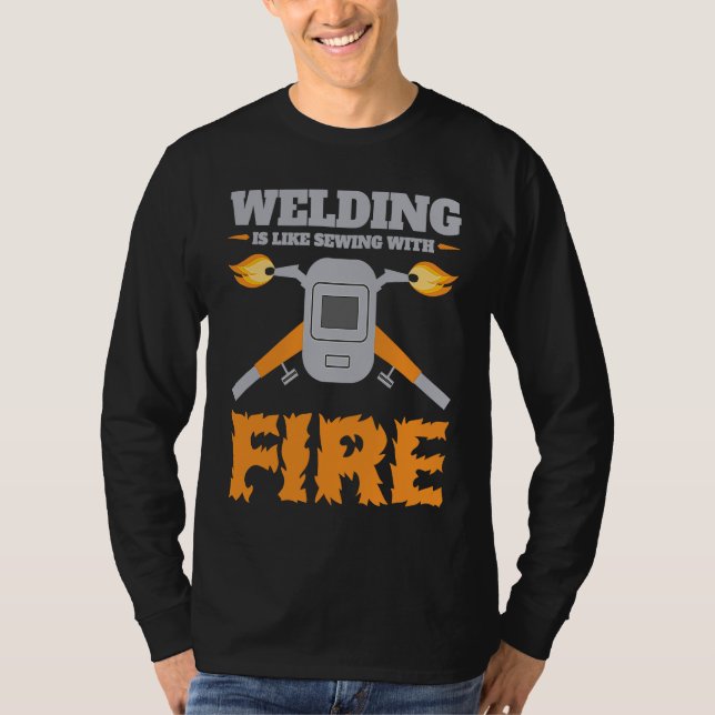 T-shirt Welding Is Like Sewing with Fire  Welder (Devant)