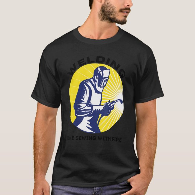 T-shirt Welding Its Like Sewing With Firewelding Welder Ap (Devant)