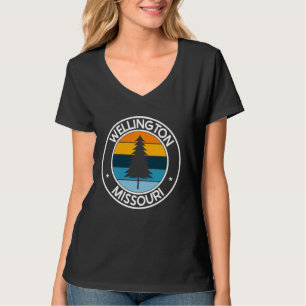 T-shirt Wellington Missouri MO USA City Pride Retro Sunset