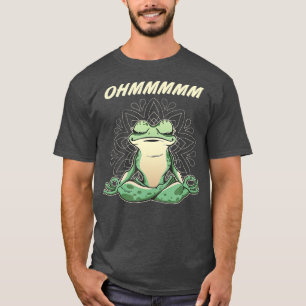 T-shirt Wellness Ohmm Amusant Yoga Frog Méditation Relaxat